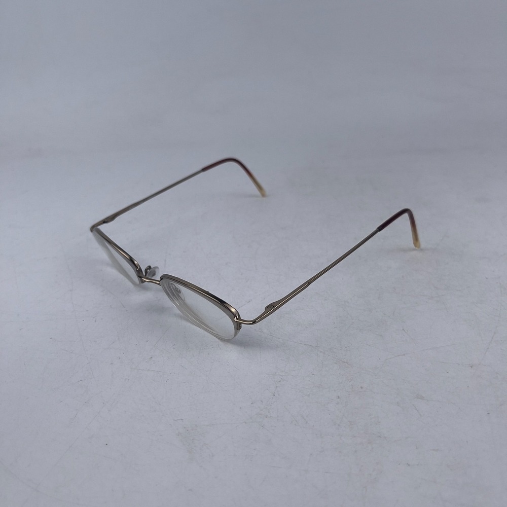 Chelsea Morgan CM 535 Women's Eyeglasses Frame Gold Metal Oval 47-20-135mm